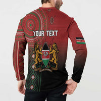 Personalised Kenya Jamhuri Day Button Sweatshirt One Nation One Flag One People LT05 - Wonder Print Shop