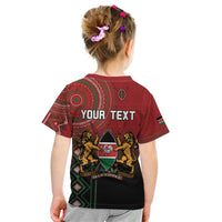 Personalised Kenya Jamhuri Day Kid T Shirt One Nation One Flag One People LT05 - Wonder Print Shop