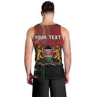 Personalised Kenya Jamhuri Day Men Tank Top One Nation One Flag One People LT05 - Wonder Print Shop