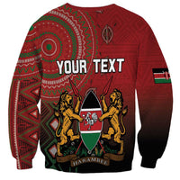 Personalised Kenya Jamhuri Day Sweatshirt One Nation One Flag One People LT05 - Wonder Print Shop