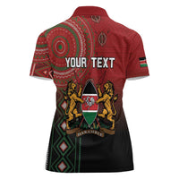 Personalised Kenya Jamhuri Day Women Polo Shirt One Nation One Flag One People LT05 - Wonder Print Shop