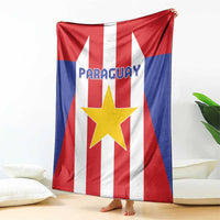 Paraguay Star Football Blanket Go Albirroja