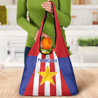 Paraguay Star Football Grocery Bag Go Albirroja