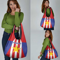 Paraguay Star Football Grocery Bag Go Albirroja