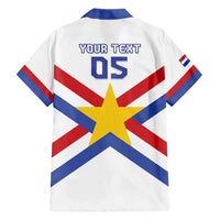 Custom Paraguay Football Family Matching Short Sleeve Bodycon Dress and Hawaiian Shirt Unique Style