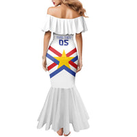 Custom Paraguay Football Mermaid Dress Unique Style