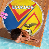Ecuador Football Beach Blanket La Tricolor Sporty Style