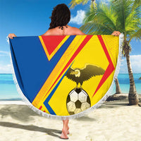 Ecuador Football Beach Blanket La Tricolor Sporty Style