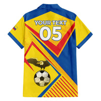 Custom Ecuador Football Hawaiian Shirt La Tricolor Sporty Style