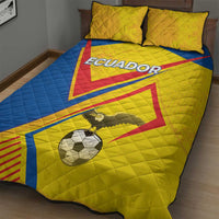 Ecuador Football Quilt Bed Set La Tricolor Sporty Style