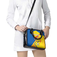 Ecuador Football Shoulder Handbag La Tricolor Sporty Style