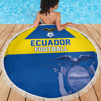 Ecuador Football Beach Blanket Go Champions
