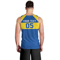 Custom Ecuador Football Men Tank Top Go Champions