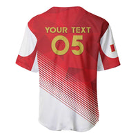 Custom Peru Football Baseball Jersey Sporty Style