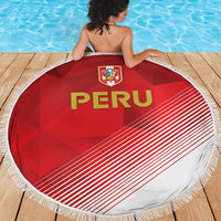 Peru Football Beach Blanket Sporty Style
