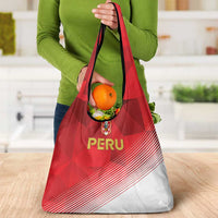 Peru Football Grocery Bag Sporty Style