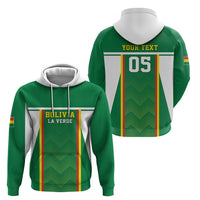 Custom Bolivia Football Hoodie Go Champions La Verde Green Version