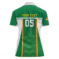 Custom Bolivia Football Women Polo Shirt Go Champions La Verde Green Version