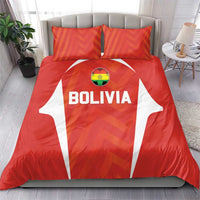 Bolivia Football Bedding Set Go Champions La Verde Red Version