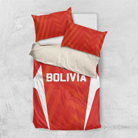 Bolivia Football Bedding Set Go Champions La Verde Red Version