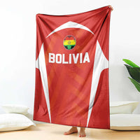 Bolivia Football Blanket Go Champions La Verde Red Version