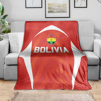 Bolivia Football Blanket Go Champions La Verde Red Version