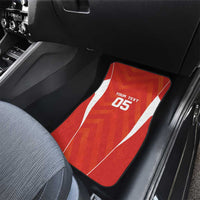 Bolivia Football Car Mats Go Champions La Verde Red Version