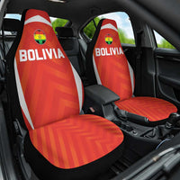 Bolivia Football Car Seat Cover Go Champions La Verde Red Version
