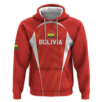 Custom Bolivia Football Hoodie Go Champions La Verde Red Version