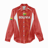 Custom Bolivia Football Women Casual Shirt Go Champions La Verde Red Version