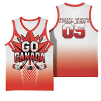 Canada Ice Hockey Custom Basketball Jersey Go Canada Unique Style
