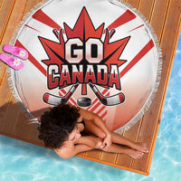 Canada Ice Hockey Beach Blanket Go Canada Unique Style
