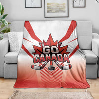 Canada Ice Hockey Blanket Go Canada Unique Style