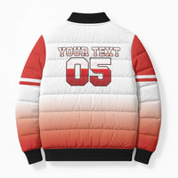Canada Ice Hockey Custom Bomber Puffer Jacket Go Canada Unique Style