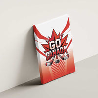 Canada Ice Hockey Canvas Wall Art Go Canada Unique Style
