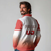 Canada Ice Hockey Custom Long Sleeve Polo Shirt Go Canada Unique Style