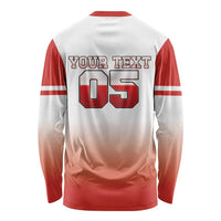 Canada Ice Hockey Custom Long Sleeve Shirt Go Canada Unique Style