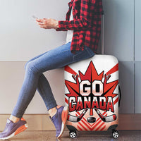 Canada Ice Hockey Luggage Cover Go Canada Unique Style