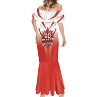 Canada Ice Hockey Custom Mermaid Dress Go Canada Unique Style