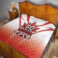 Canada Ice Hockey Quilt Go Canada Unique Style