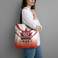Canada Ice Hockey Tote Bag Go Canada Unique Style