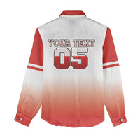 Canada Ice Hockey Custom Women Casual Shirt Go Canada Unique Style