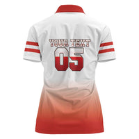Canada Ice Hockey Custom Women Polo Shirt Go Canada Unique Style