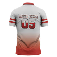 Canada Ice Hockey Custom Zipper Polo Shirt Go Canada Unique Style