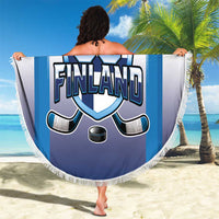 Finland Ice Hockey Beach Blanket Go Suomi Lion Unique Style