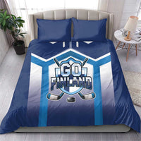 Finland Ice Hockey Bedding Set Go Suomi Lion Unique Style