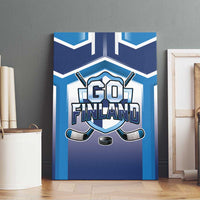 Finland Ice Hockey Canvas Wall Art Go Suomi Lion Unique Style