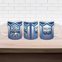 Finland Ice Hockey Custom Ceramic Mug Go Suomi Lion Unique Style