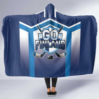 Finland Ice Hockey Hooded Blanket Go Suomi Lion Unique Style