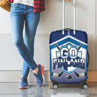 Finland Ice Hockey Luggage Cover Go Suomi Lion Unique Style